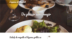 Desktop Screenshot of legumesetchocolat.net